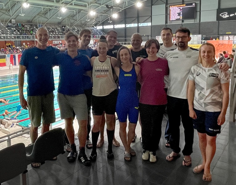 Schwimmen: 22 Medaillen für 11 SSF Masters bei den Offenen Niederländischen Mastersmeisterschaften
