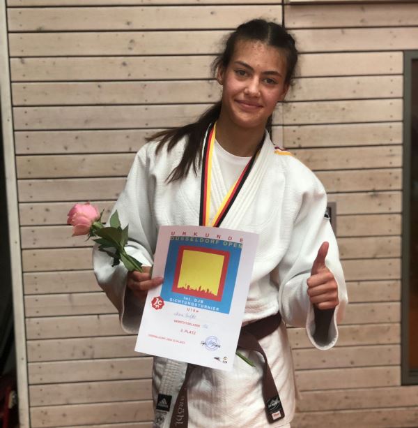 SSF Judoka Nari Bröhl gewinnt Silber beim IT U16 in Düsseldorf