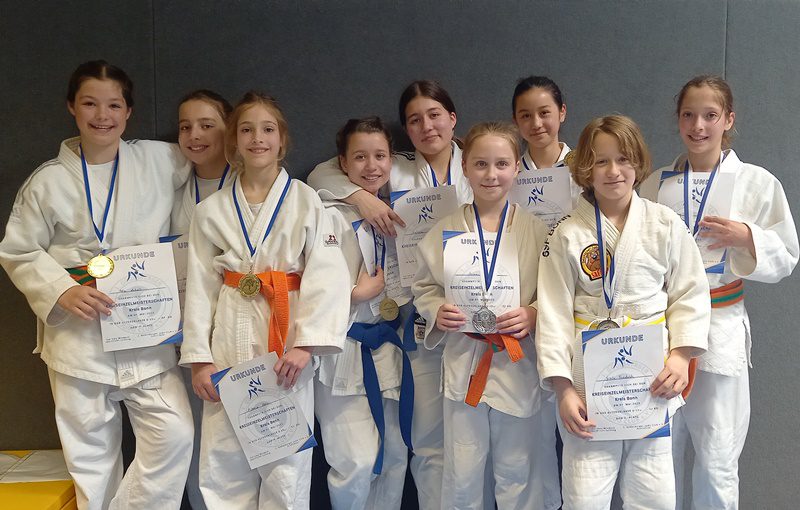 6 Titel für die SSF Judoka bei der Kreiseinzelmeisterschaft U13
