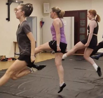 Irish Dance-Training im Bootshaus Beuel