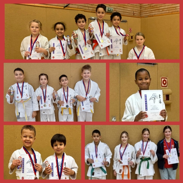 Medaillenregen für die kleinsten Judoka der SSF Bonn
