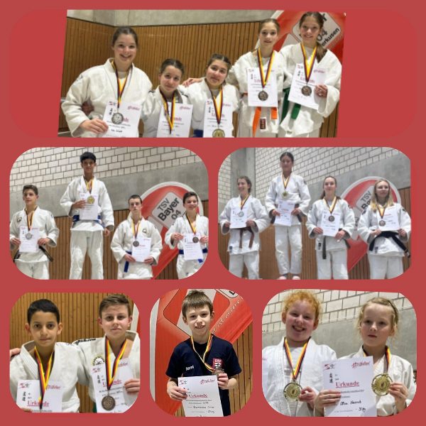 Judoka der SSF Bonn holen 7 BezirkmeisterInnen Titel