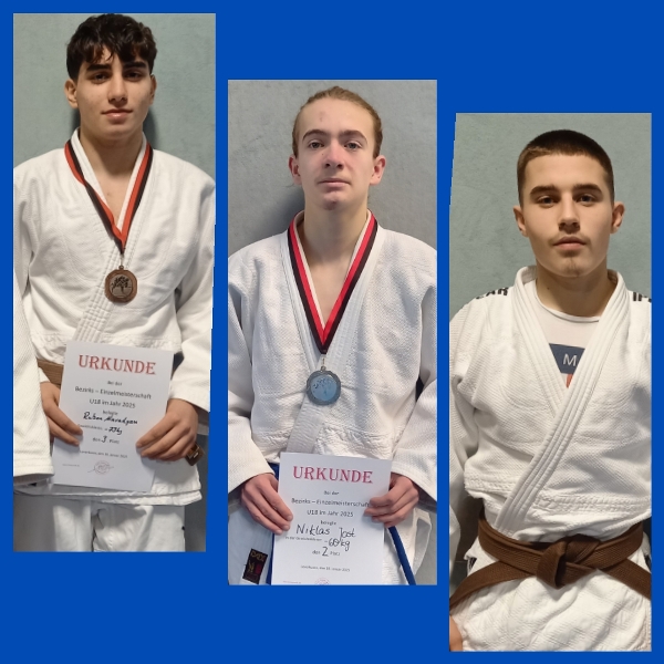 Drei Judoka der SSF Bonn für die Westdeutschen Meisterschaften U18 qualifiziert