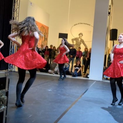 Unsere Irish Dancer in der Bundeskunsthalle