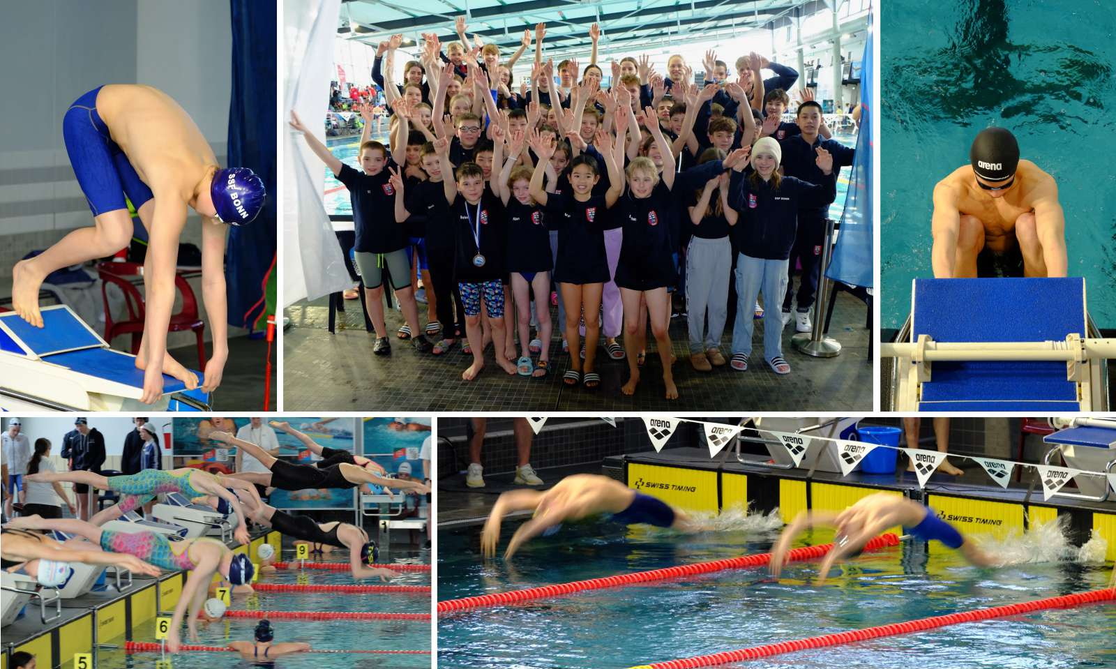 Kollage Bayer Schwimmfest 2025, Wuppertal