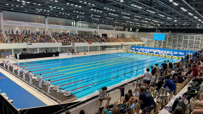 2025-06-15 DJM2025 Schwimmhalle web DJM 2025, Schwimm- und Sprunghalle im Europa-Sportpark, Berlin