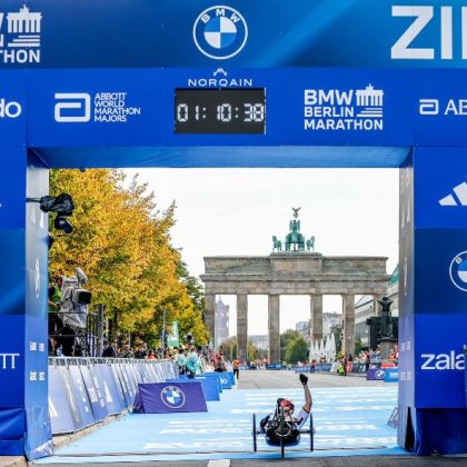 Annika beim Zieleinlauf