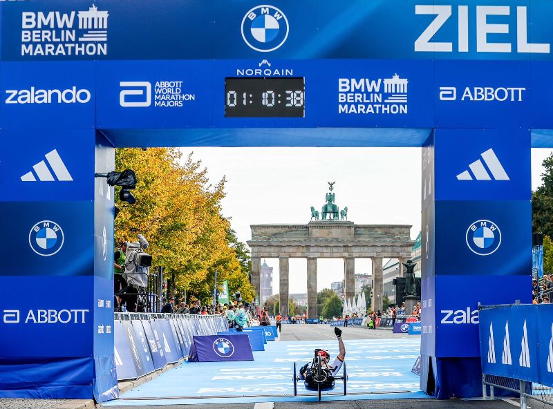 Annika beim Zieleinlauf