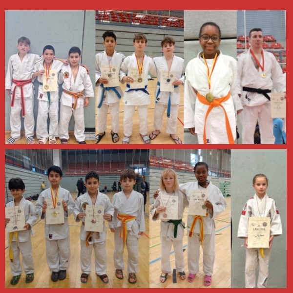 Judoka der SSF Bonn holen 5 Stadtmeistertitel in der Hardtberghalle