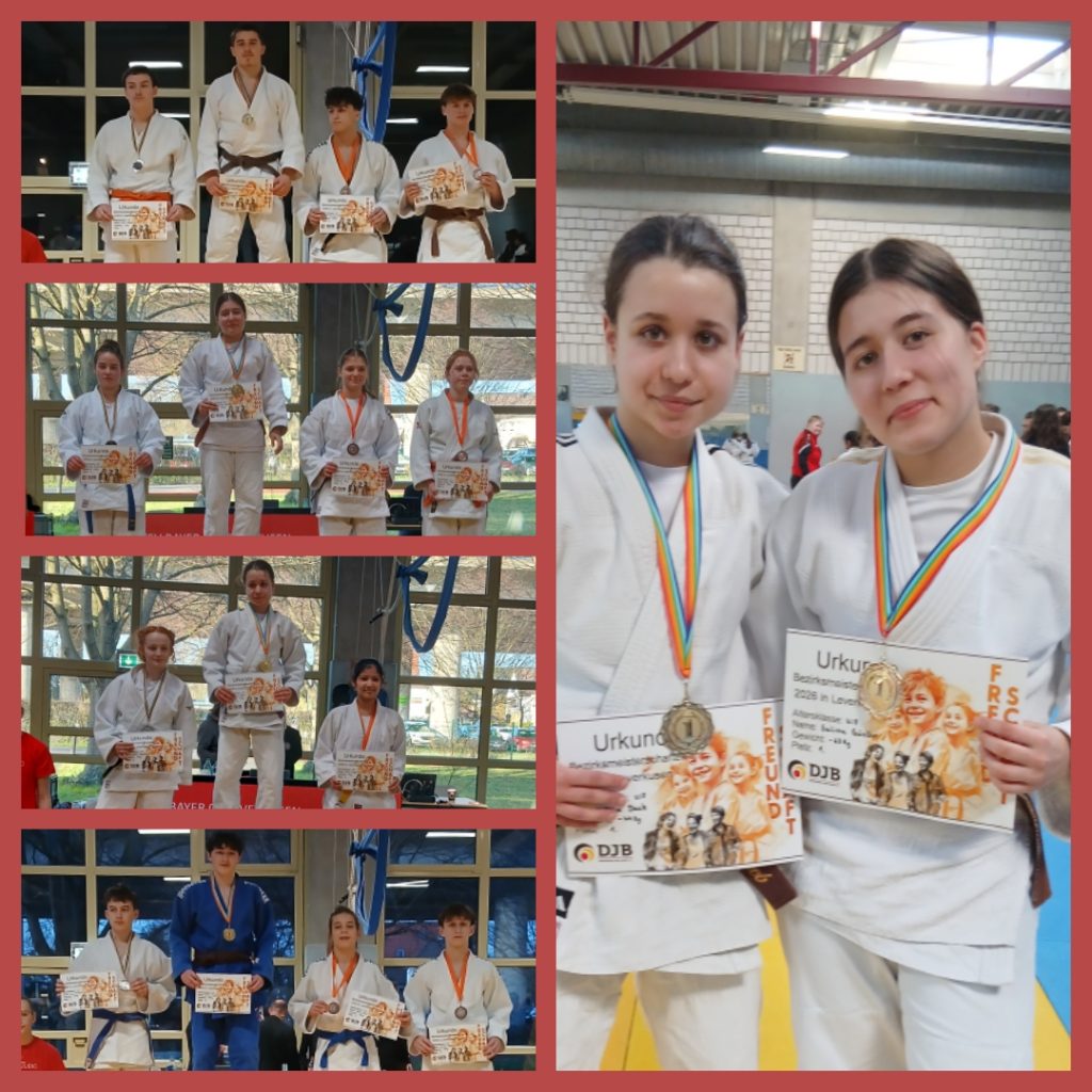 Judoka der SSF Bonn holen 3 Bezirkstitel