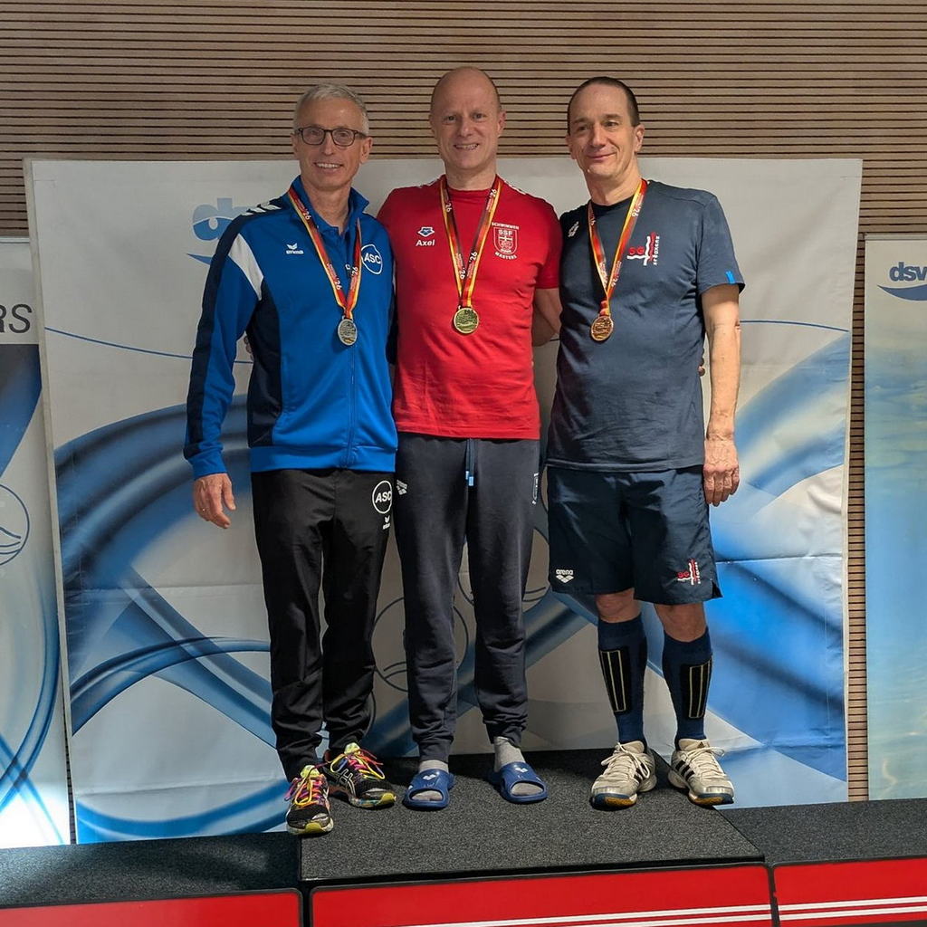 Deutsche Meisterschaften Lange Strecken der Masters 2026, Stuttgart / 1500m Freistil, Axel Werkhausen (AK55)