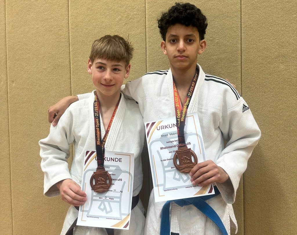 SSF-Judoka holen drei Medaillen auf den Rheinland Open